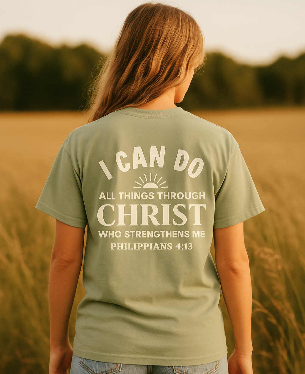 Philippians 4:13 Retro Tee